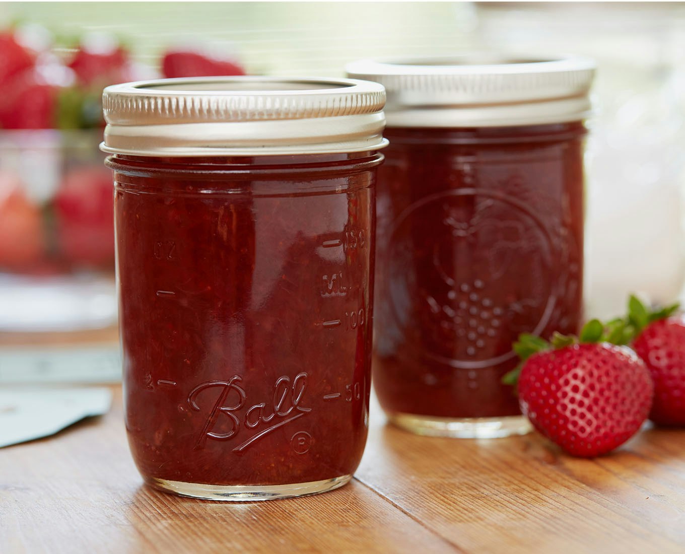 Sugar Free Strawberry Jam Canning Recipe Ball® & Kerr® Fresh Preserving